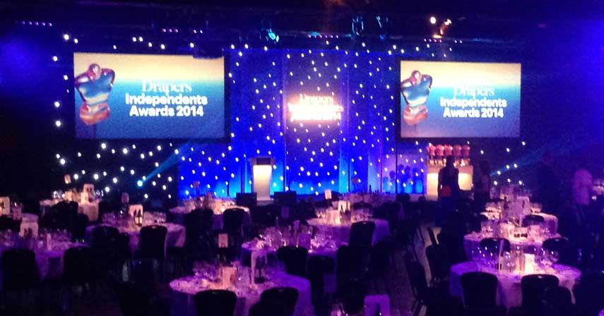TOWER London at the Drapers Independents Awards 2014, The Brewery, East London