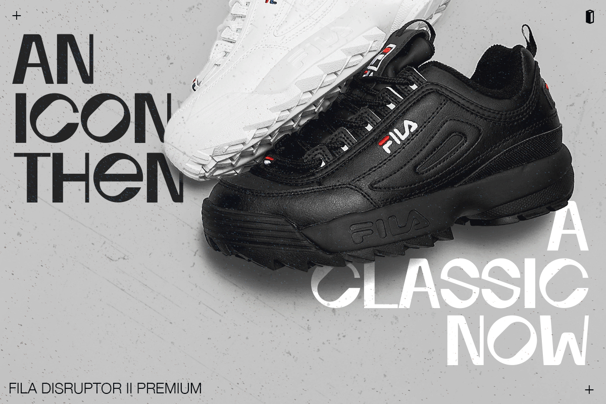 Fila Disruptor II — the chunky 90s trainer making its comeback