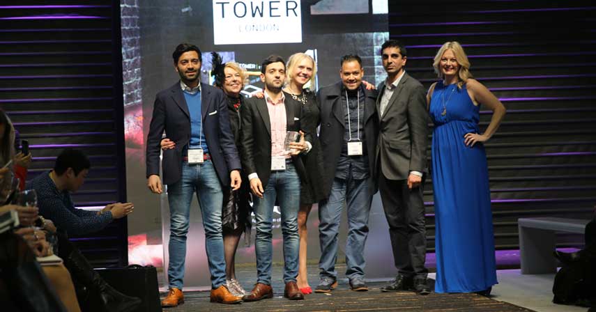 TOWER London Best Independent Footwear Retailer 2015 award at Pure London