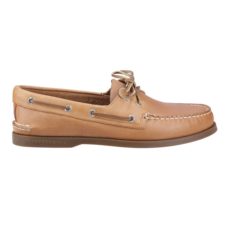 Sperry Authentic 2 Eye Leather Men's Nutmeg Boat Shoes