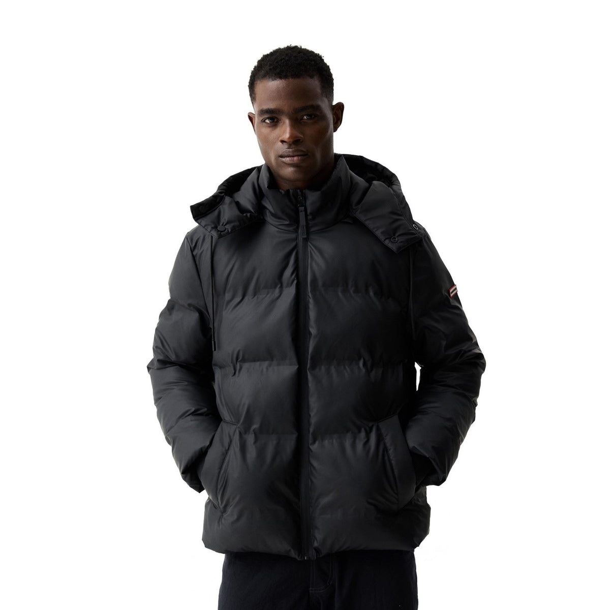 Hunter Wiley Puffer Jacket Men's Black Puffer Jacket