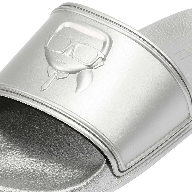 Karl Lagerfeld Kondo 2.0 Karl NFT Women's Silver Slides