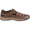 Hush Puppies Rucker Leather Men's Brown Sandals