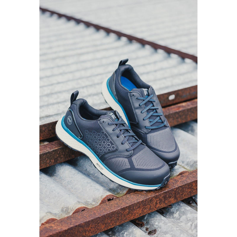 Timberland Pro Reaxion Synthetic Black/Blue Safety Trainers