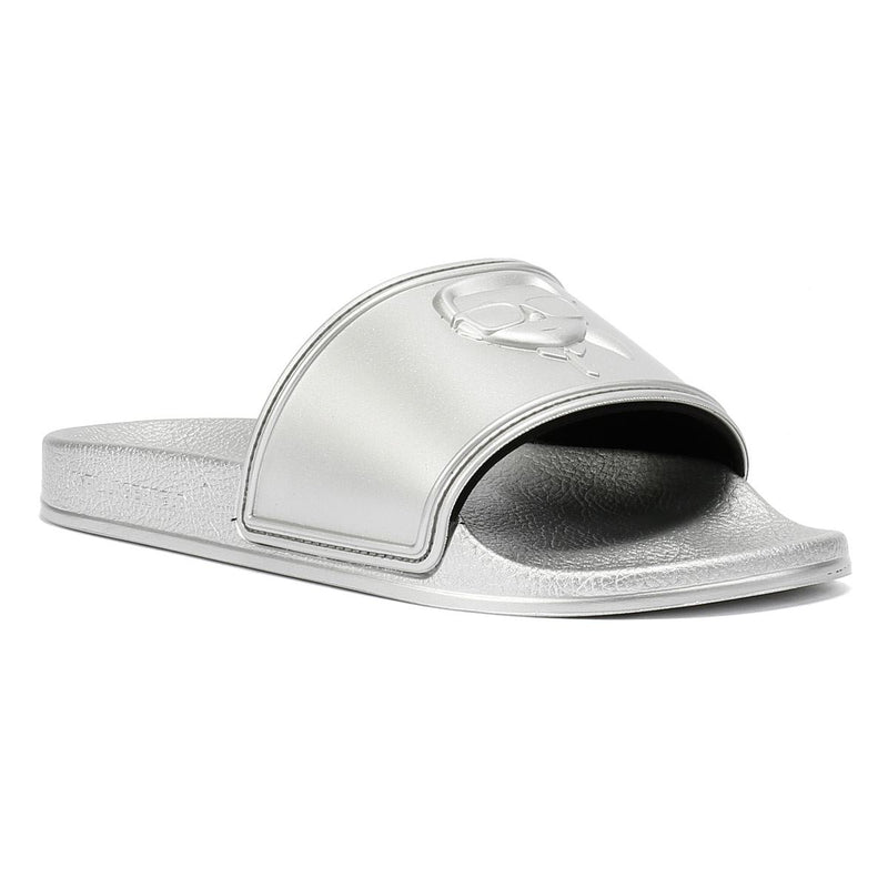 Karl Lagerfeld Kondo 2.0 Karl NFT Women's Silver Slides