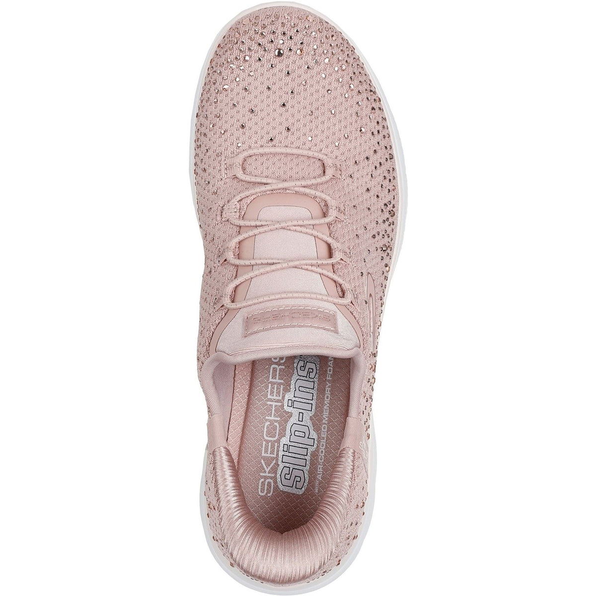 Skechers Summits Brilliant Shine Textile Women's Light Mauve Trainers