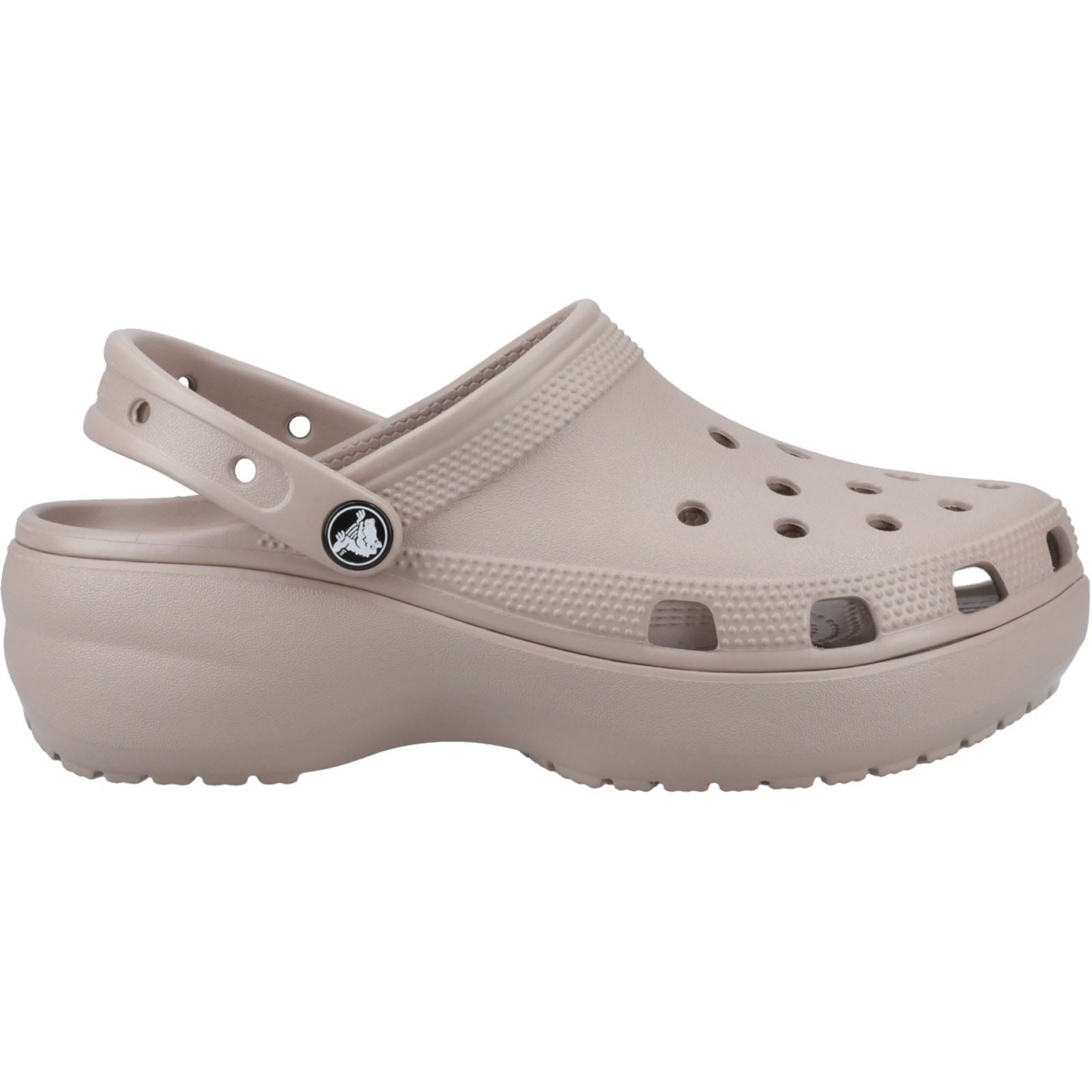 Crocs Classic Platform Clog Women's Taupe Clogs