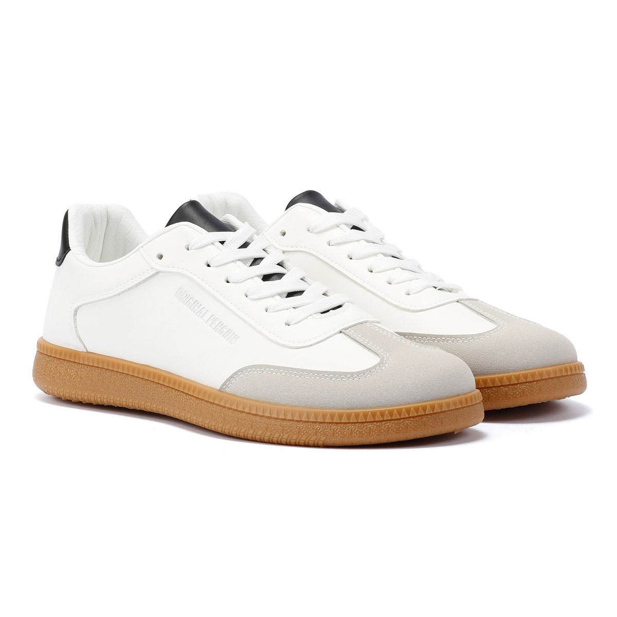 Penguin Salsa Men's White / Gum Trainers