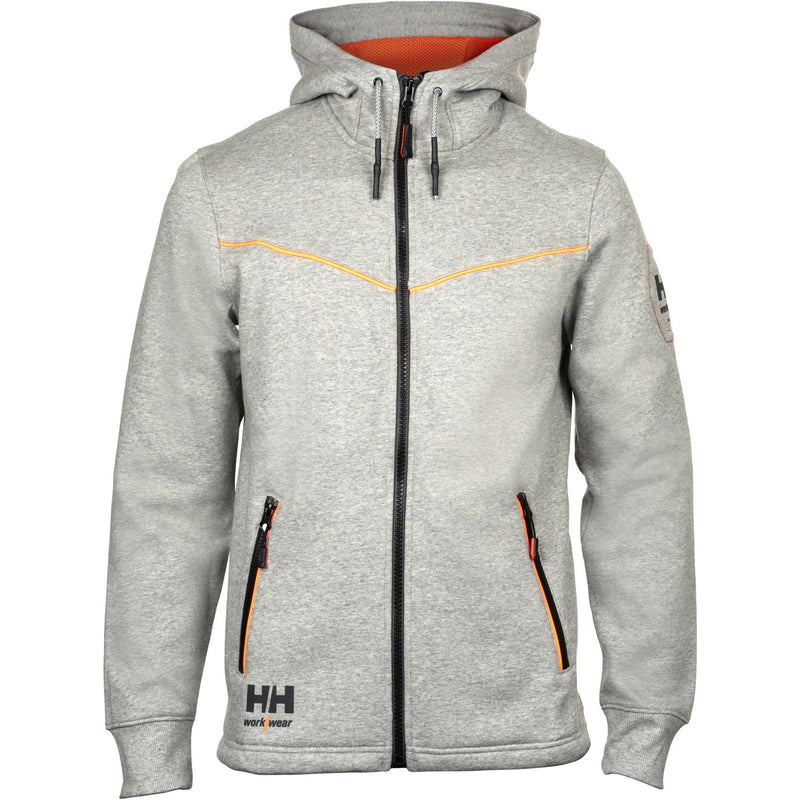 Helly Hansen Workwear Chelsea Evolution Cotton Men's Grey Hooded Sweatshirt