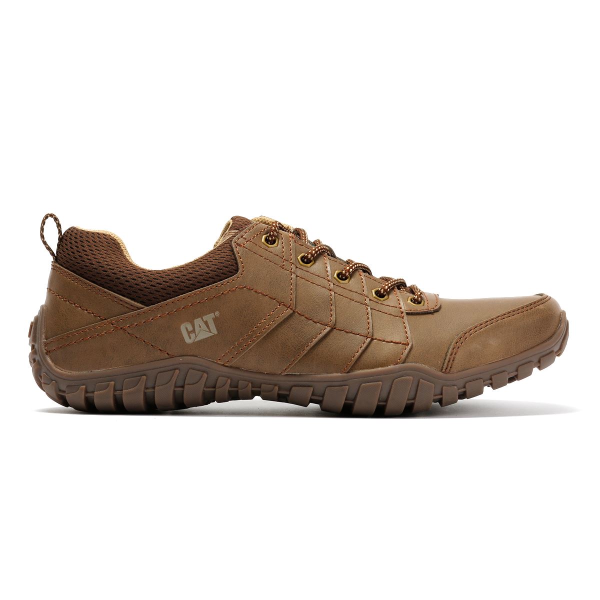 Caterpillar Instruct Suede Men's Dark Beige Lace-Up Shoes