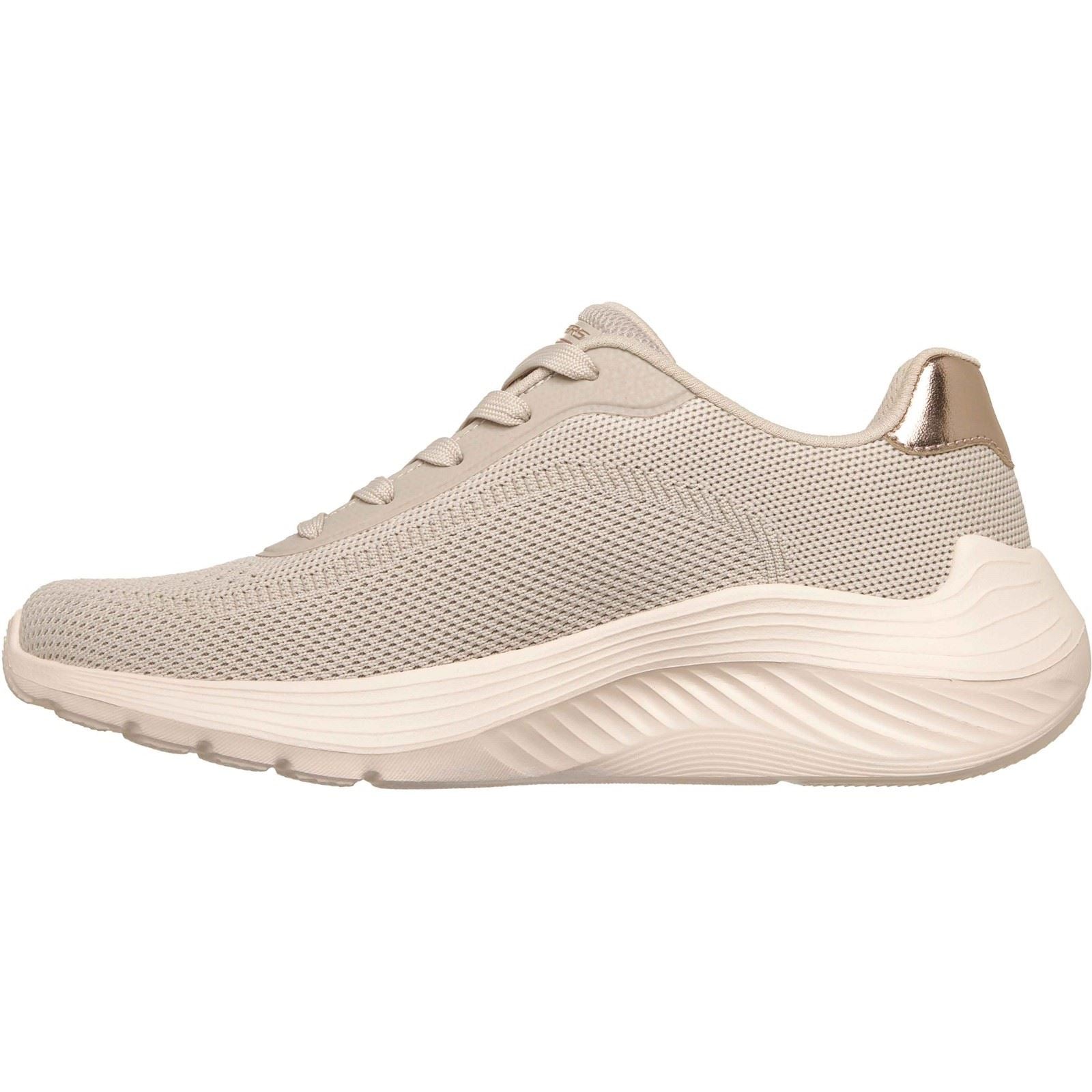 Skechers Bobs Squad Waves Current Look Textile Women's Off White Trainers