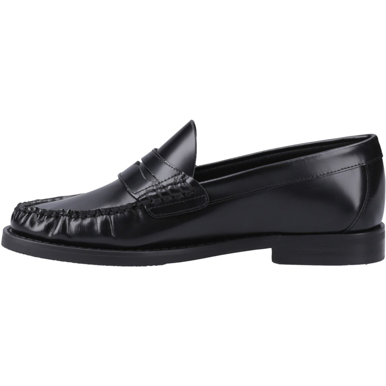 Dune Ginni Leather Women's Black Shoes