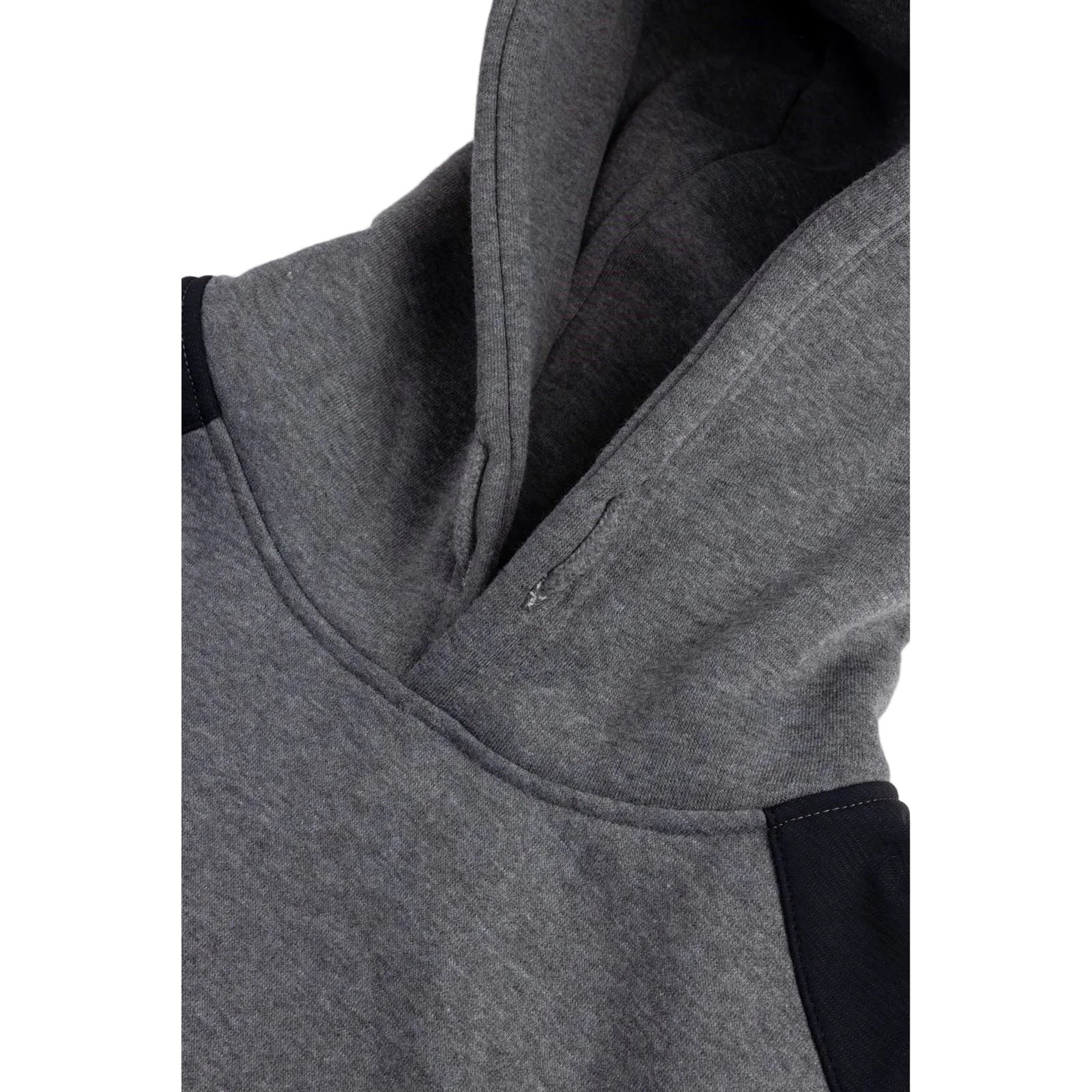 Caterpillar Essentials Synthetic Men's Grey Hooded Sweatshirt
