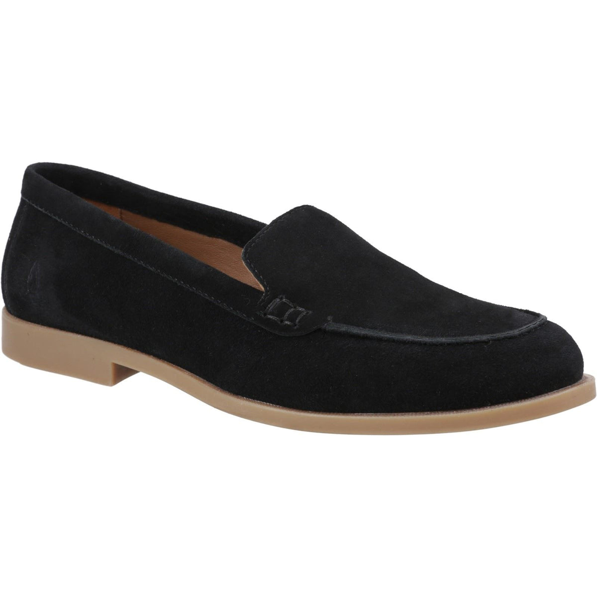 Hush Puppies Natasha Leather Women's Black Loafers