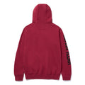 Caterpillar Trademark Banner Cotton Men's Red Hooded Sweatshirt