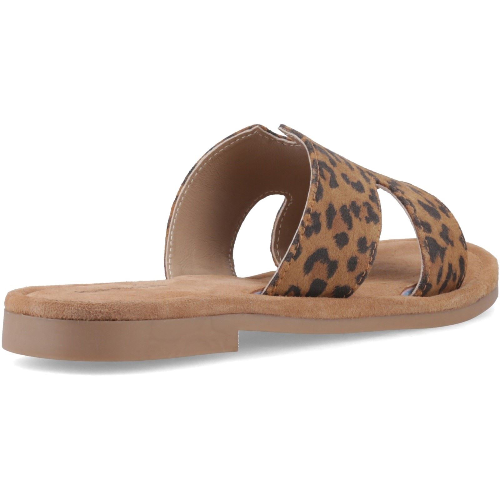 Hush Puppies Azalea Mule Leather Women's Leopard Sandals