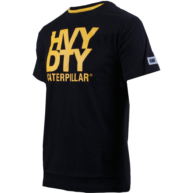 Caterpillar Heavy Duty Cotton Men's Black T-Shirt