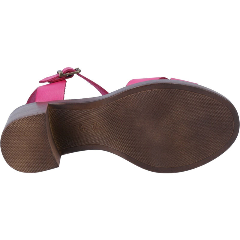 Hush Puppies Georgia Leather Women's Pink Sandals