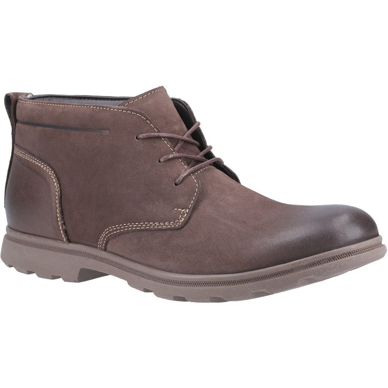 Hush Puppies Tyson Chukka Leather Men's Brown Boots
