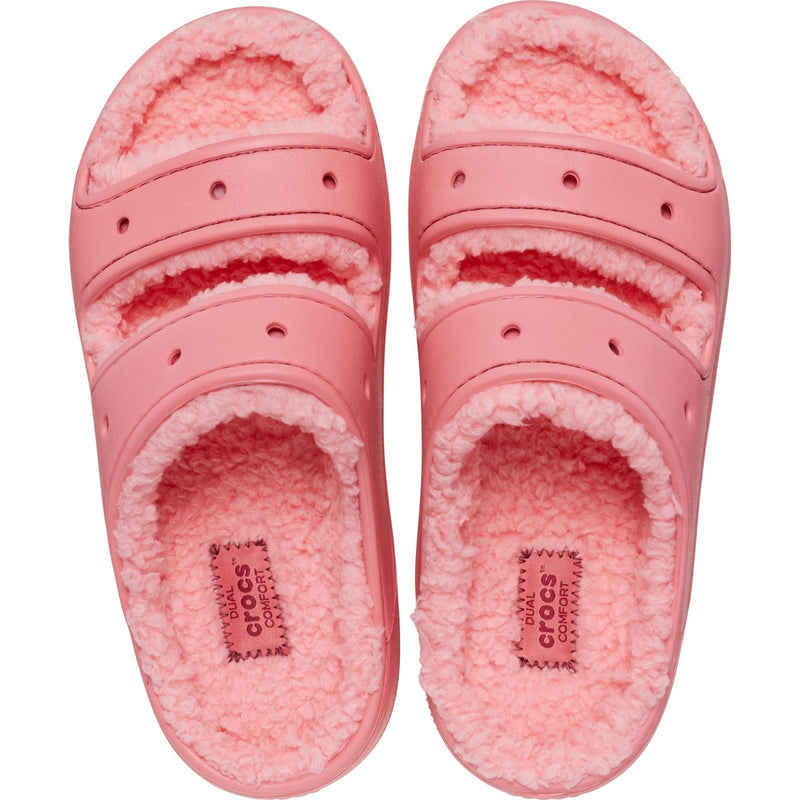 Crocs Classic Cozzzy Synthetic Women's Hot Blush Sandals