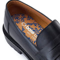 Base London Ivey Leather Men's Black Loafers