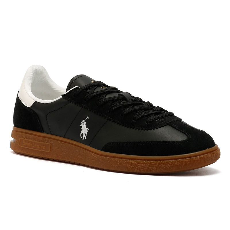 Ralph Lauren Bedford Black/White Trainers