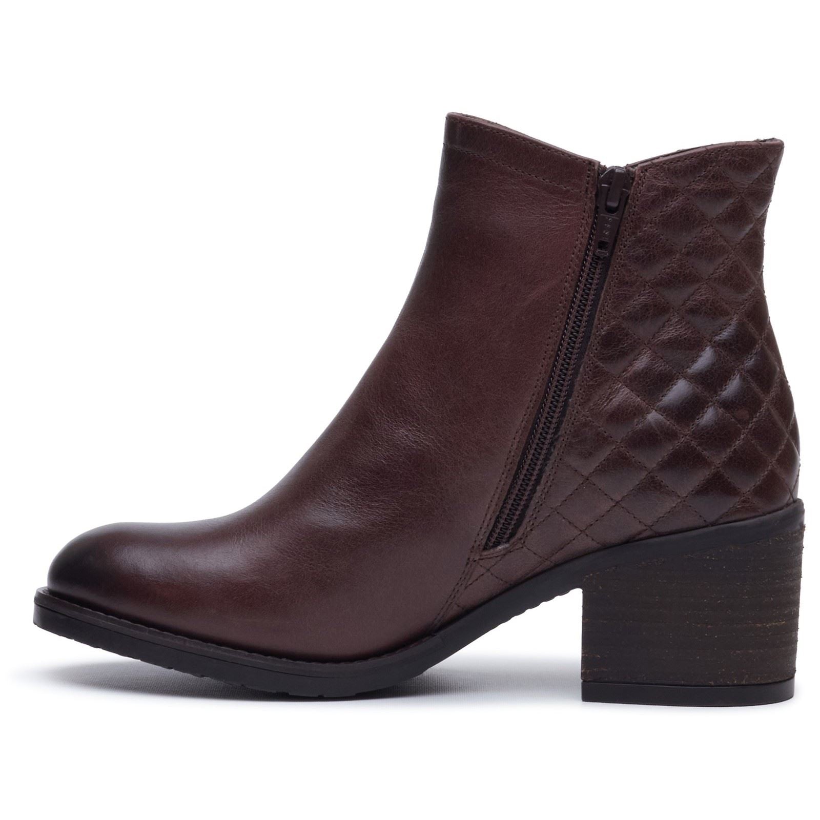 Hush Puppies Halia Leather Women's BROWN Boots