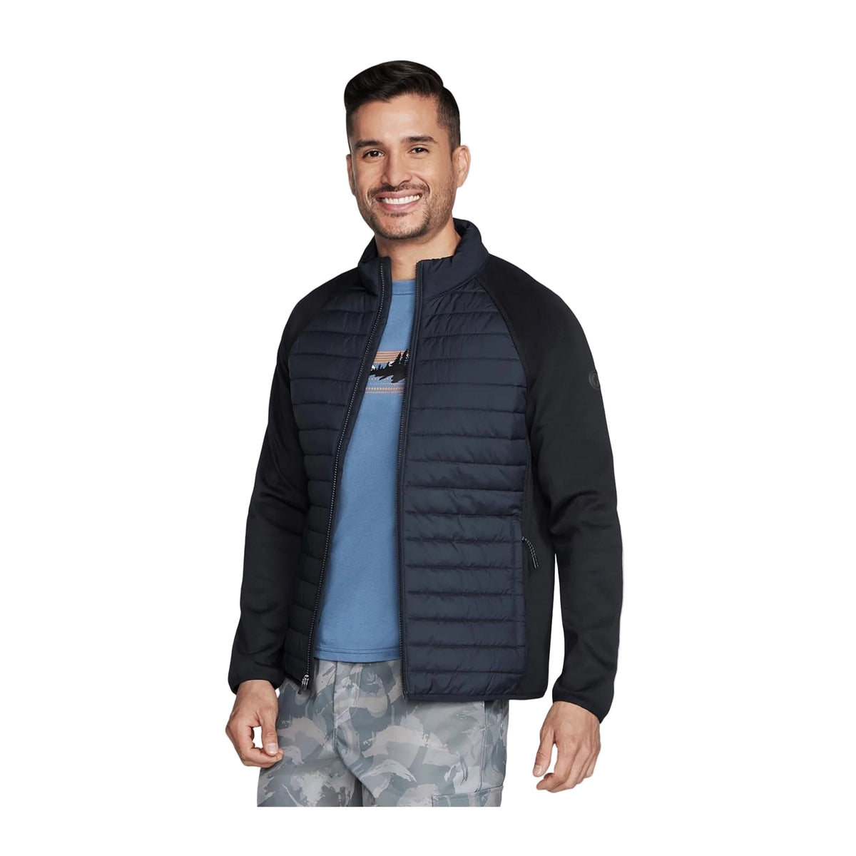 Skechers Go Shield Hybrid 2.0 Men's Black Jacket