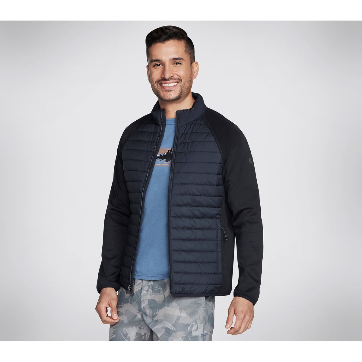 Skechers Go Shield Hybrid Jacket 2.0 Men's Black Jacket