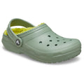 Crocs Classic Lined Thermoplastic Kid's Moss Clogs