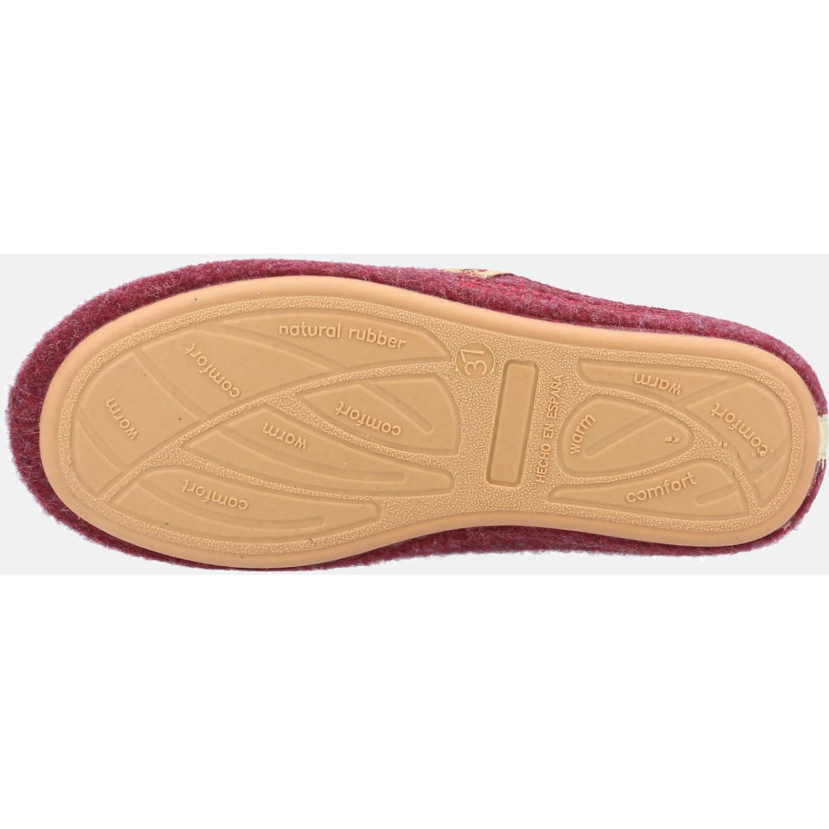 Hush Puppies The Good 90% Recycled RPET Synthetic Women's Burgundy Slippers