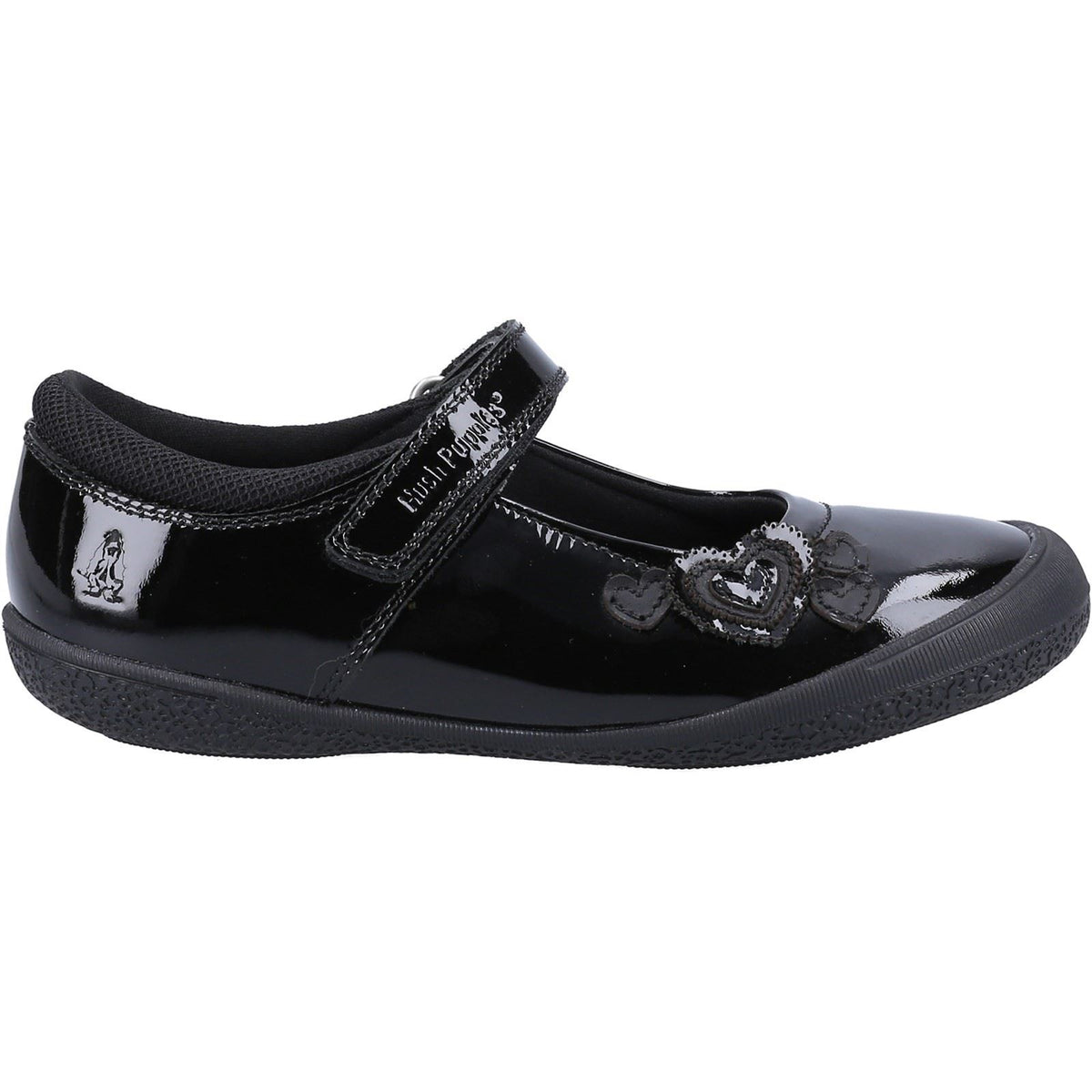 Hush Puppies Rosanna Patent Infant Leather Black Shoes