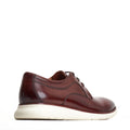 Base London Wing Leather Men's Burnt Brown Derby Shoes