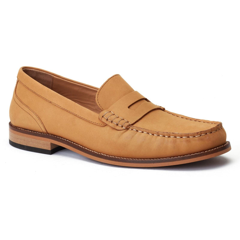 Base London Garfield Leather Men's Burnt Tan Loafers