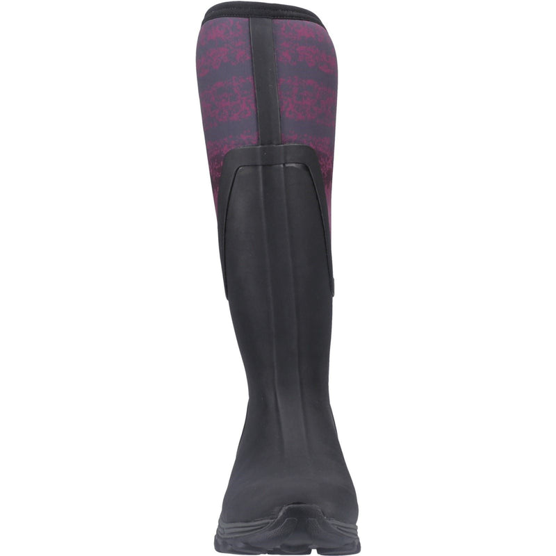 Muck Boots Arctic Sport II Tall Rubber Women's Black/Magenta Fade Winter Knee High Boots