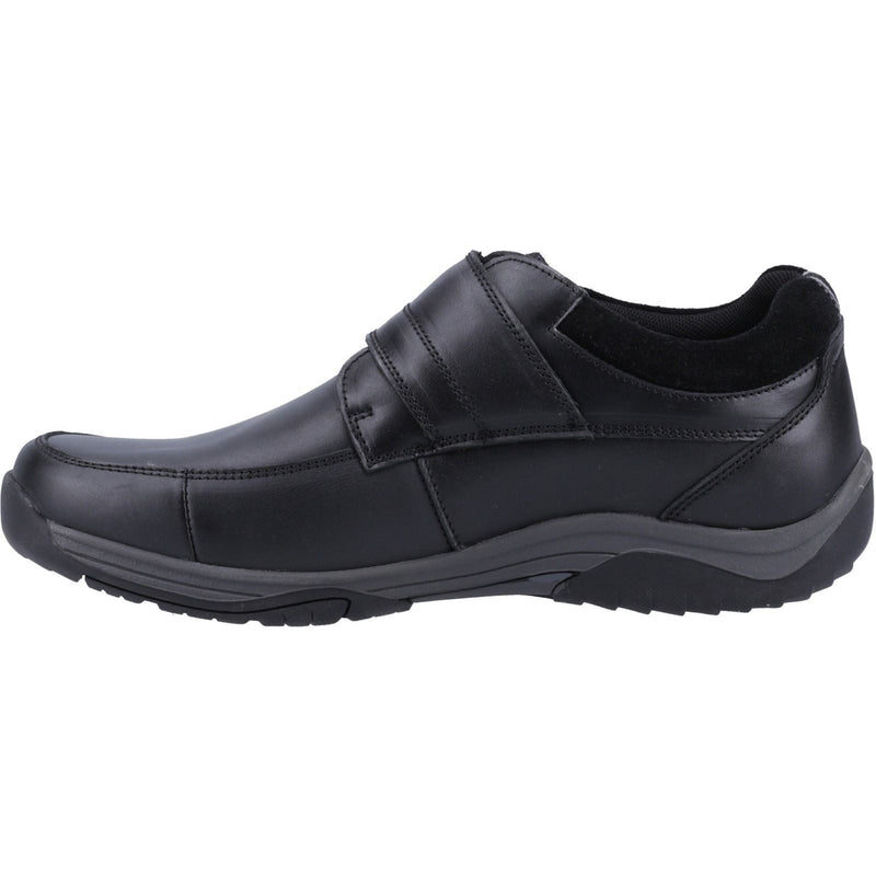 Hush Puppies Douglas Leather Men's Black Moccasins Shoes