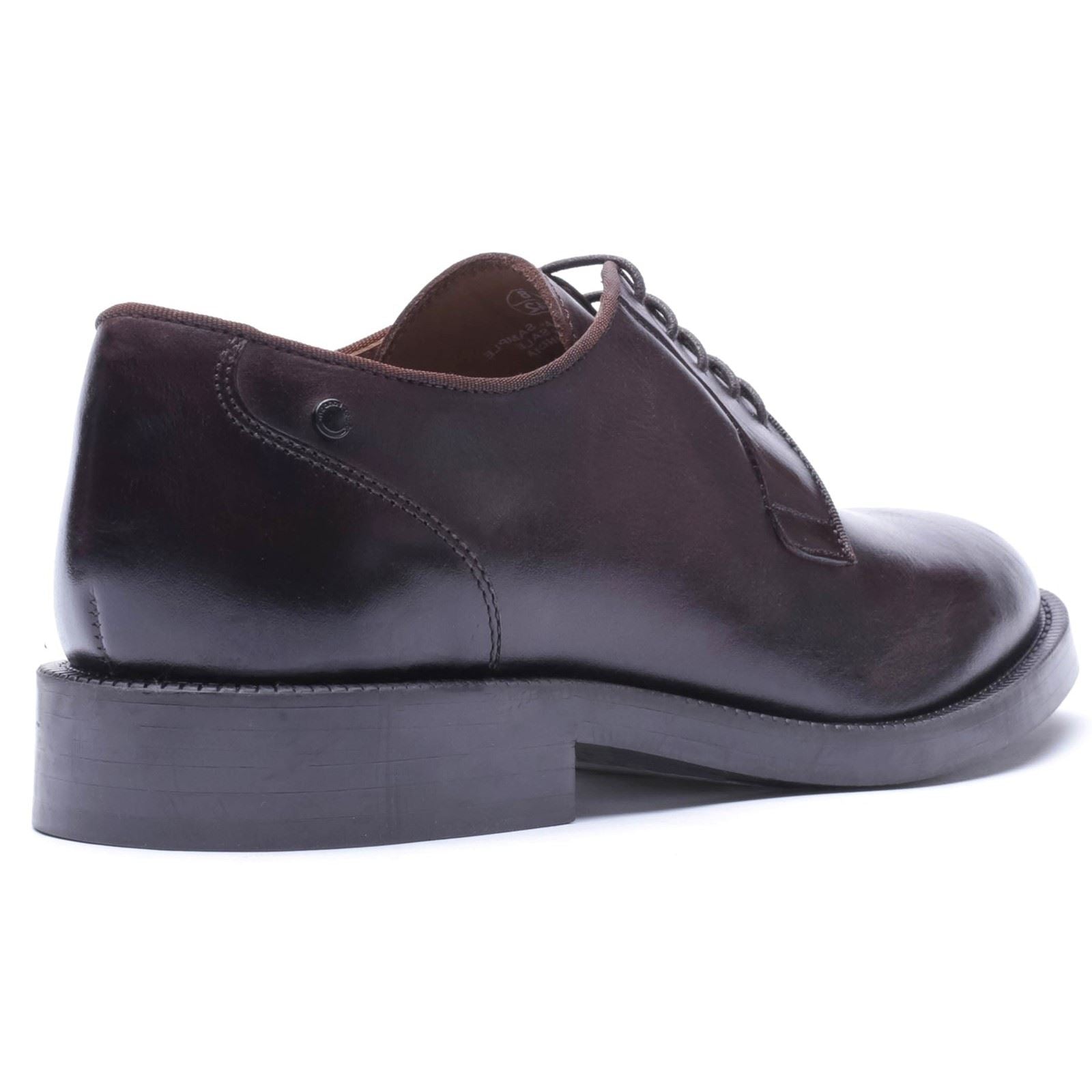 Base London Luca Leather Men's WASHED BROWN Derby Shoes