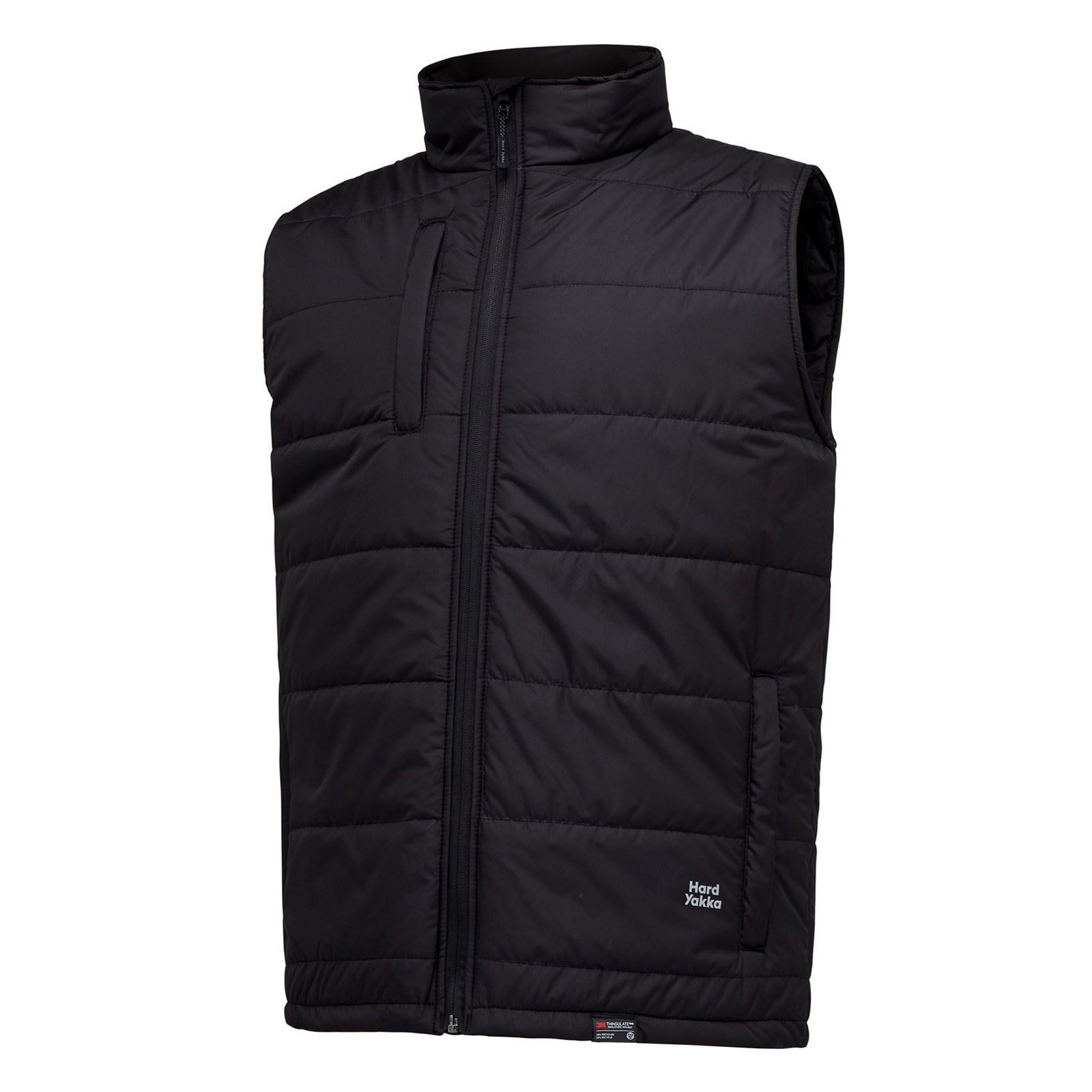 Hard Yakka Puffa 2.0 Vest Men's Black Gilets