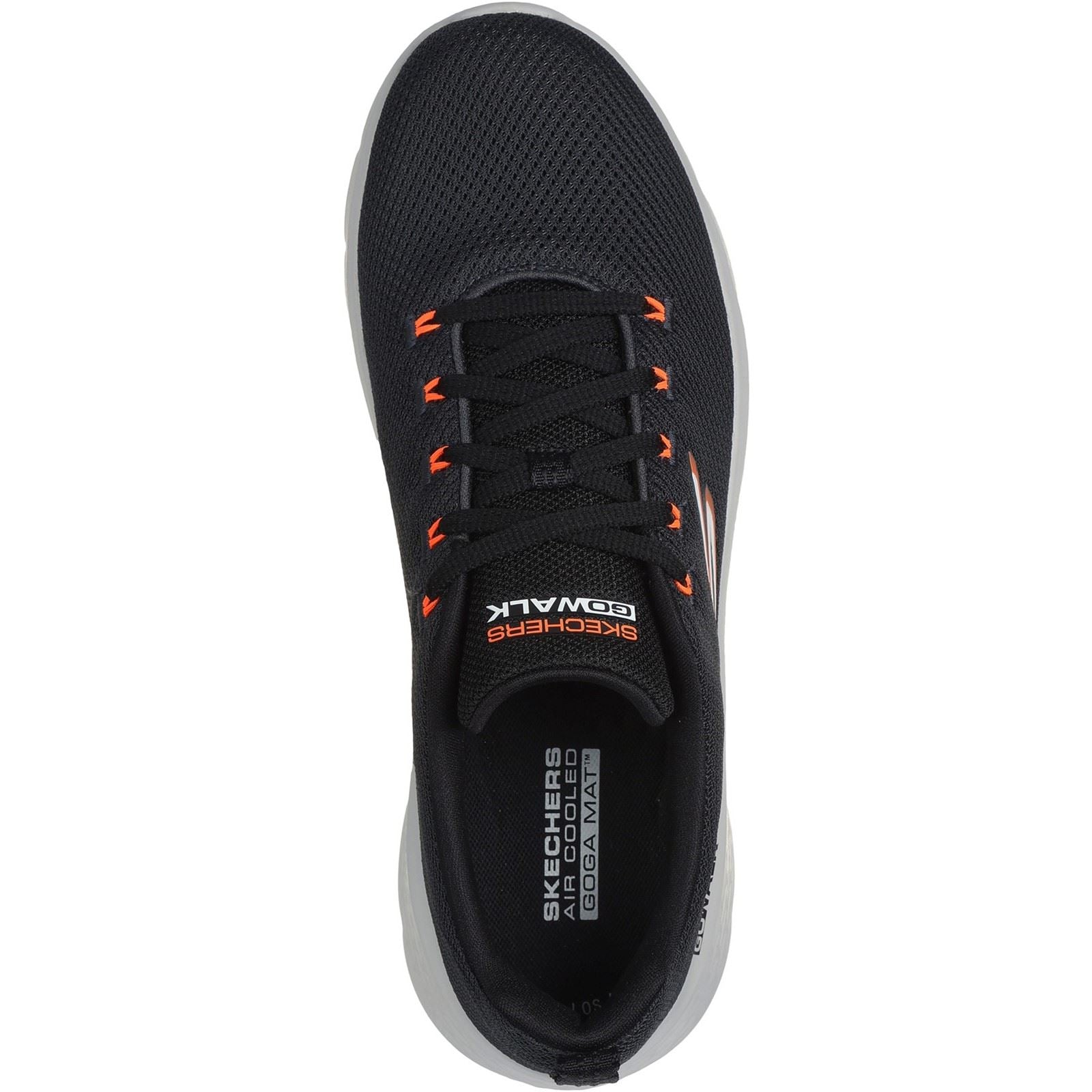 Skechers GO WALK Flex Vespid Textile Men's Charcoal/Black Trainers