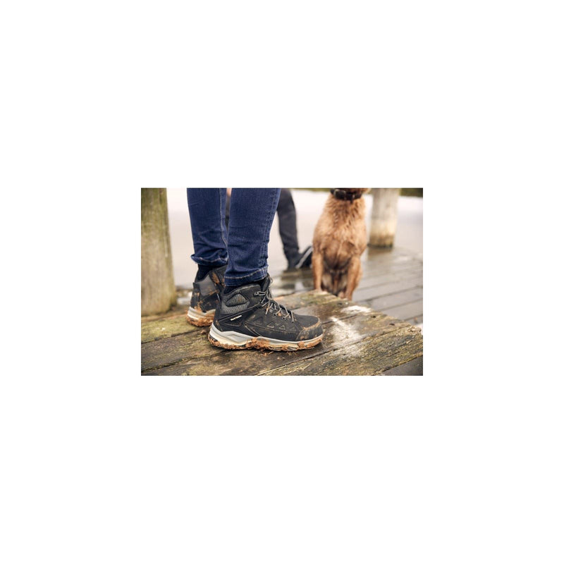 Hard Yakka Atomic Leather Black Safety Boots