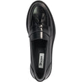 Dune Garda Leather Women's Black Loafers