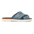 TOMS Mae Crossover Denim Women's Fray Dark Sky Sandals