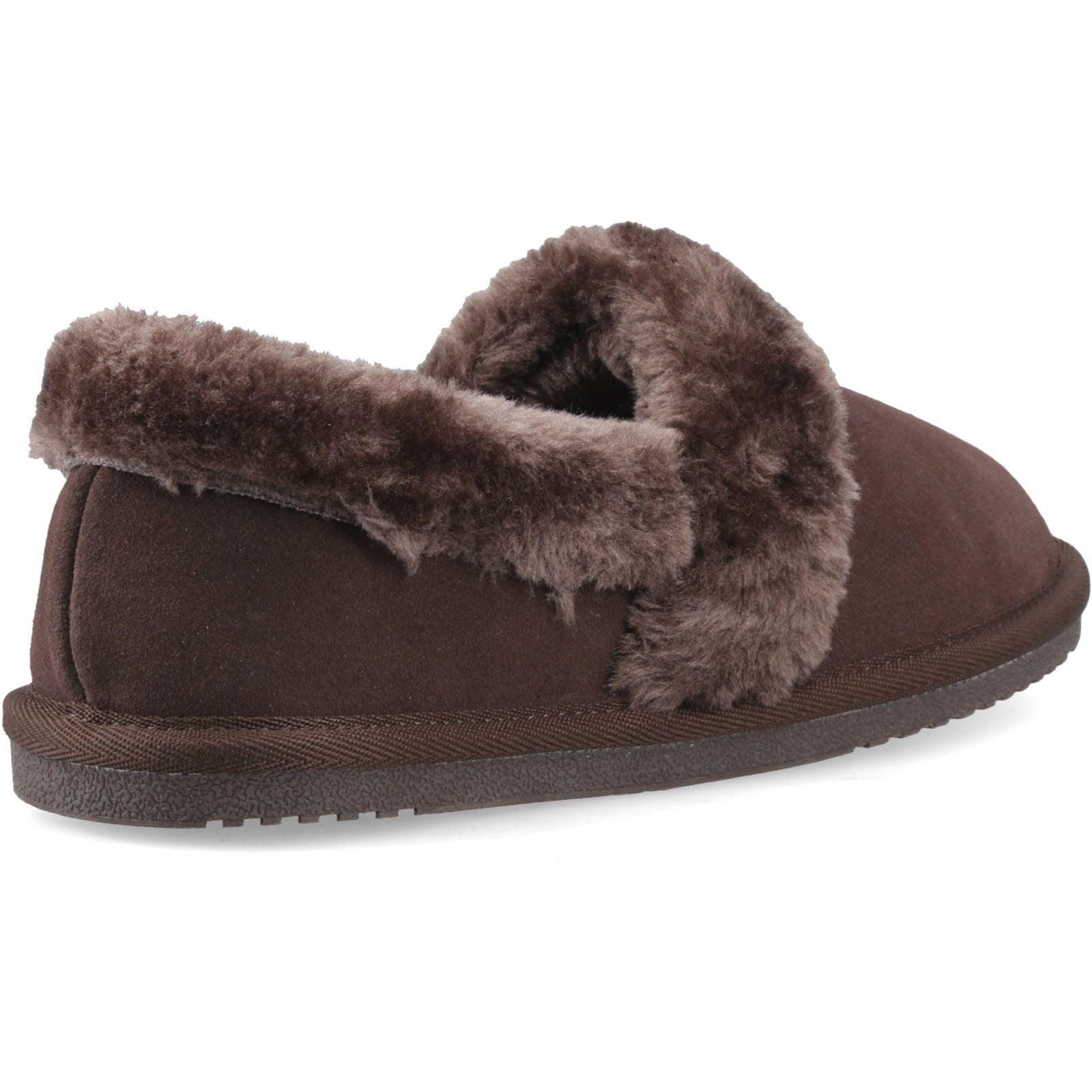 Hush Puppies Ariel Suede Women's Chocolate Slippers