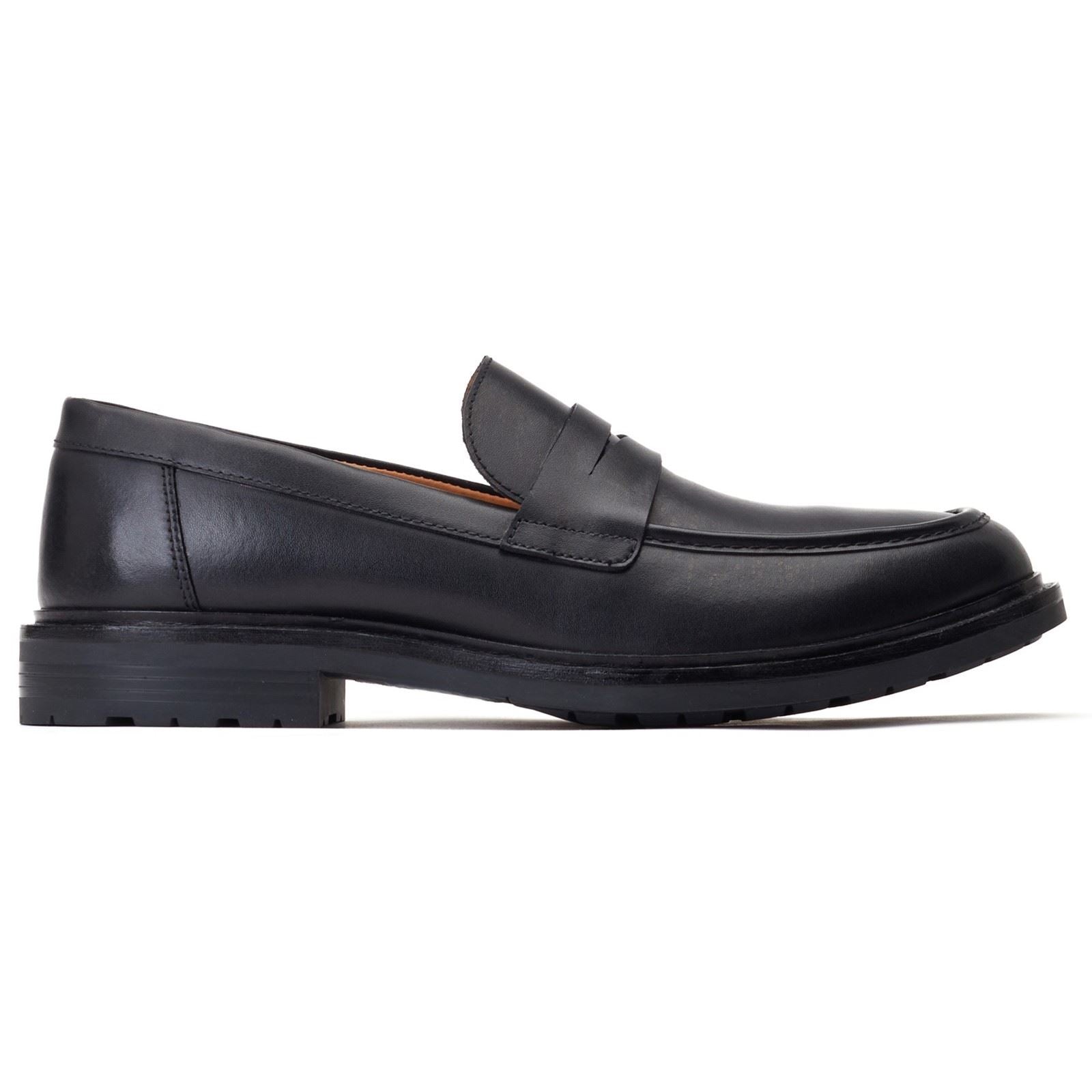Base London Ivey Leather Men's Black Loafers