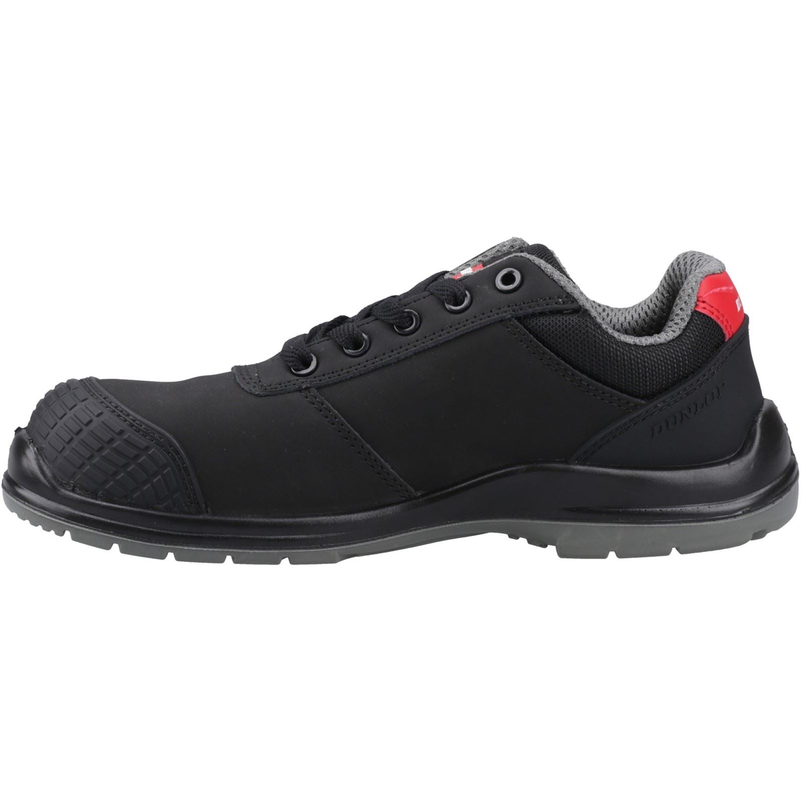 Dunlop First One Adv-Evo Low Nubuck Men's Black/Red Safety Trainers