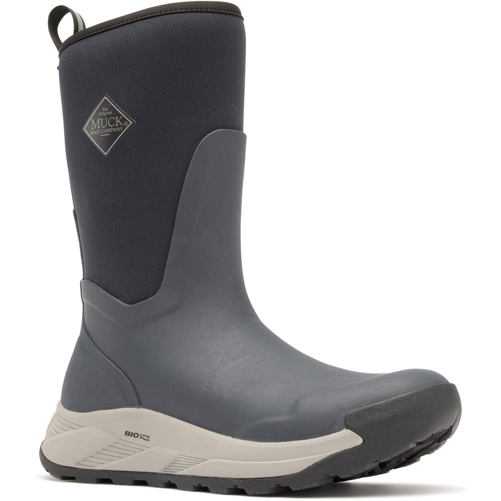 Muck Boots Outmax 12" Rubber Men's Black Wellington Boots