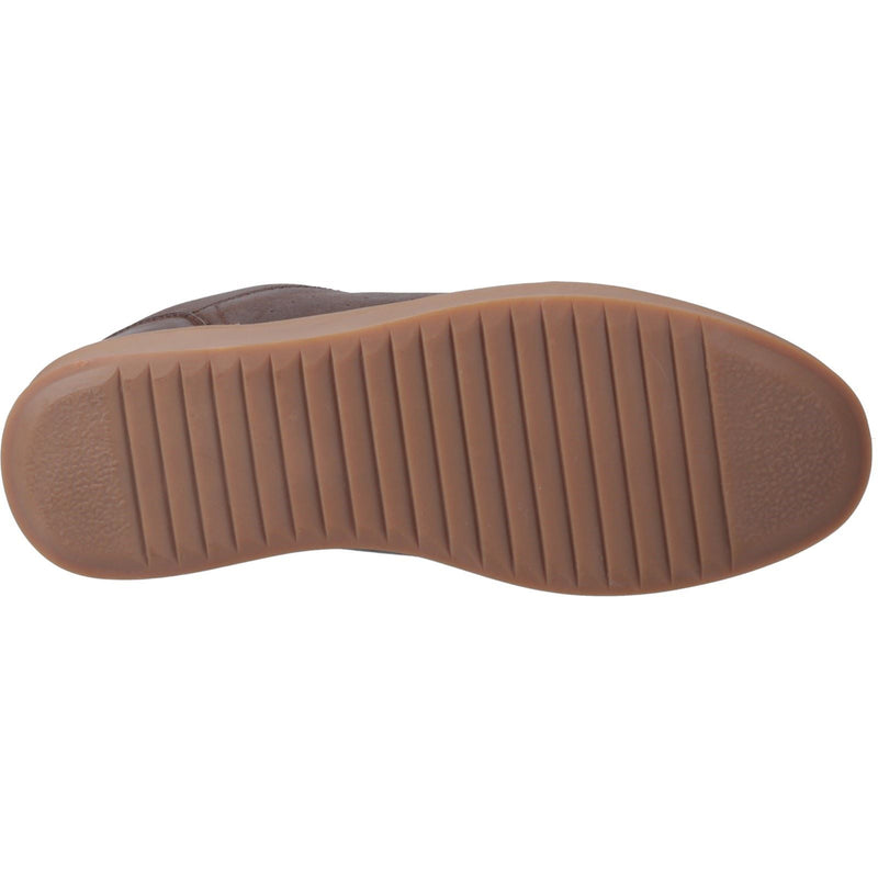 Hush Puppies Madden Leather Men's Coffee Trainers