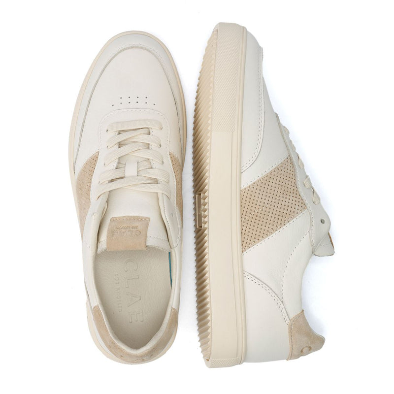 Clae Davis Men's Off White/Safari Trainers