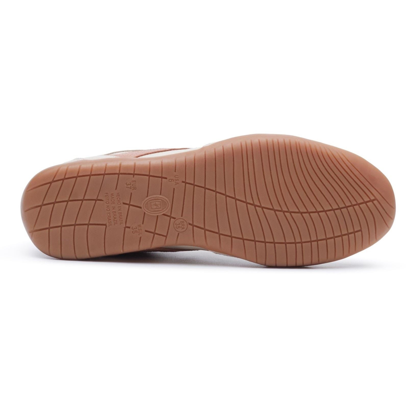Hush Puppies Jovie Leather Women's TAUPE Trainers