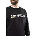 Caterpillar Midweight Crewneck Cotton Men's Black Sweatshirt